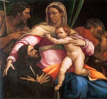 塞巴斯蒂亞諾 德爾 皮翁博 The Virgin and Child with Saints and a Donor 塞巴斯蒂亞諾 德爾 皮翁博 The Virgin and Child with Saints and a Donor